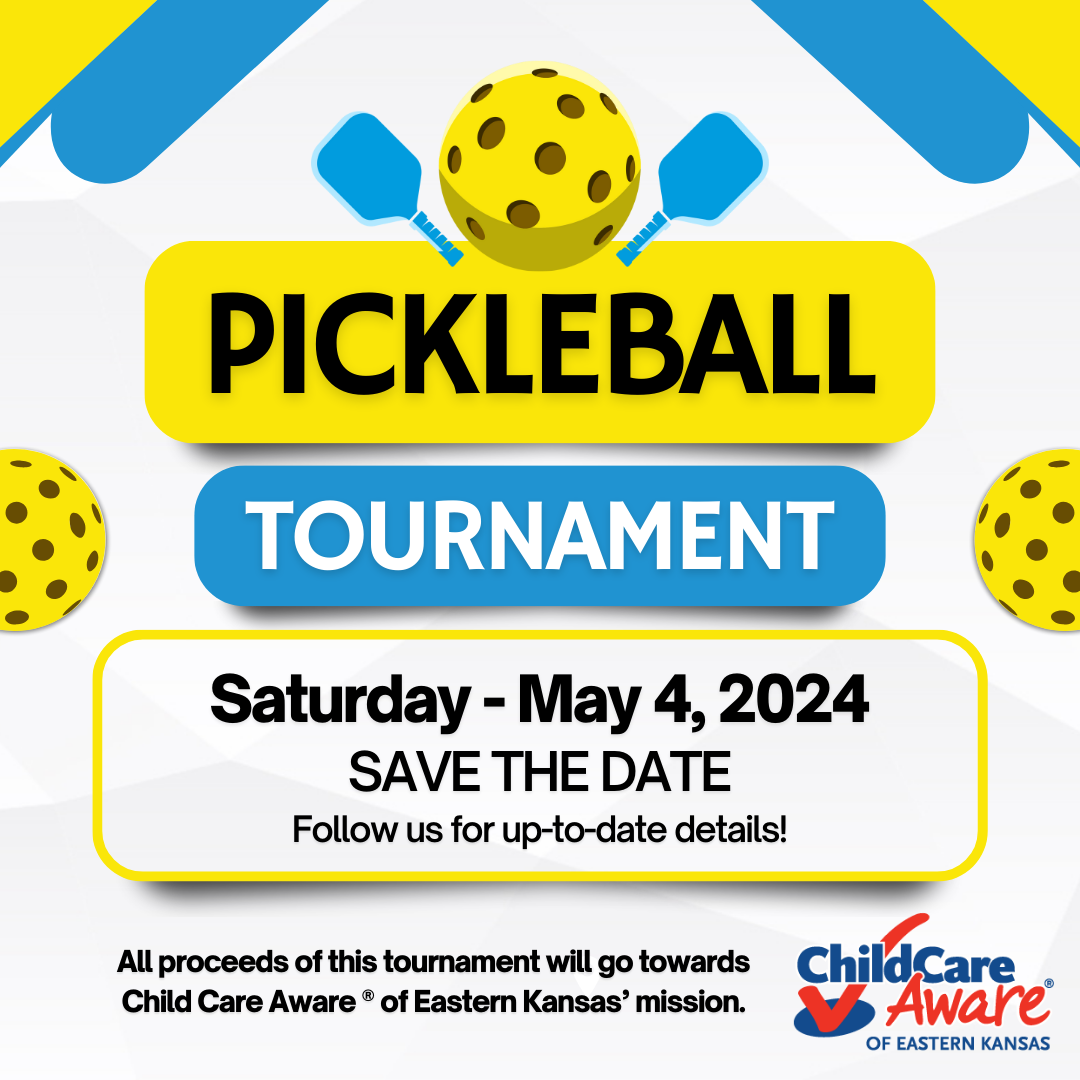 2024 Fundraising Child Care Aware Of Eastern Kansas   Pickleball Save The Date 1 